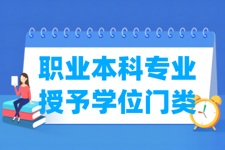 职业本科专业授予学位门类对应表