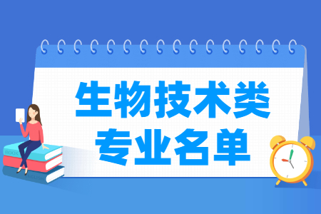 生物技术包括哪些专业-生物技术类专业目录及专业代码（专科）